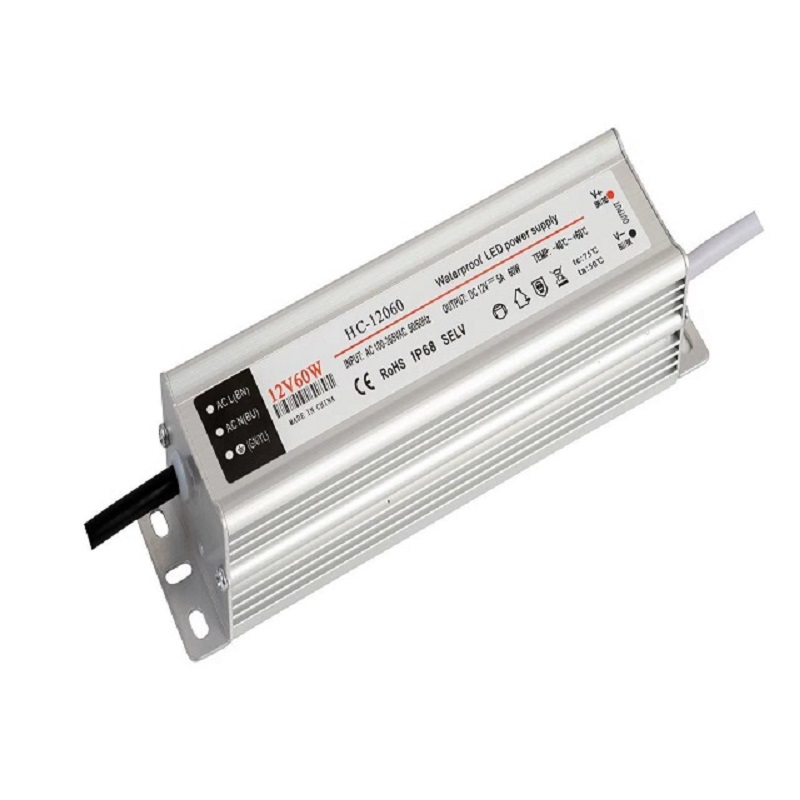 12V 60W Παροχή ηλεκτρικής ενέργειας σταθερής τάσης