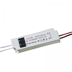 90~260VAC έως DC 12V 30w σταθερή αδιάβροχη τάση τροφοδοσίας ισχύος 2.5A για φωτισμό LED